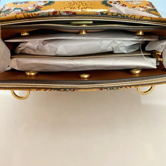 🚫SOLD🚫🌈NEW🏵Tory Burch Lee Radziwill petite double bag/satchel bag/crossbody - Picture 6 of 16